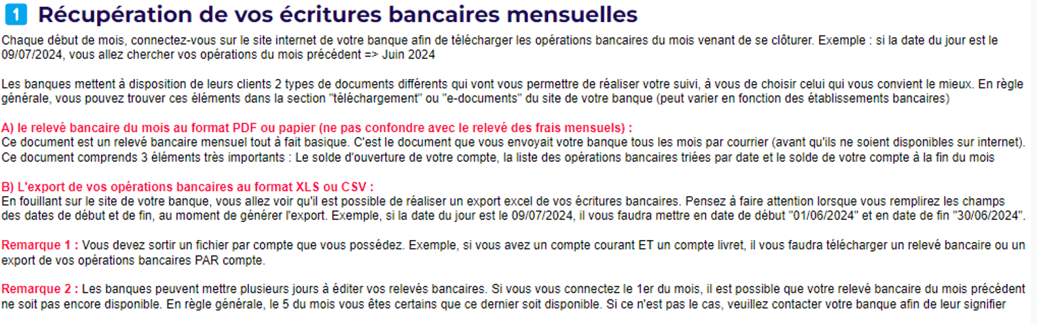 suivi financier - explications détaillées