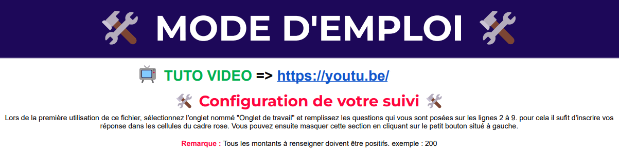 suivi financier - mode d'emploi
